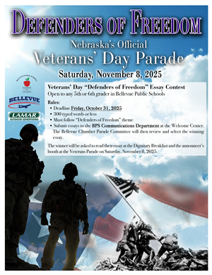  Veterans’ Day “Defenders of Freedom” Essay Contest 2025